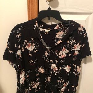 Floral crop top